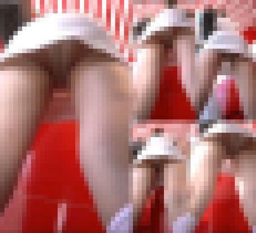 【盗撮!!】お友達とお買い物中のお姉さんのパンツを逆さ撮りww！！　サンプル画像3