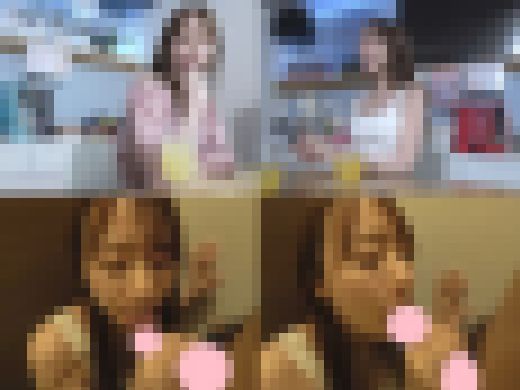 スレンダー巨乳の塩対応ガルバ店員を口説いて店外カフェデートでリモバイ露出したらノリが良かったのでトイレでＳＥＸまでキめた【個撮】　サンプル画像1