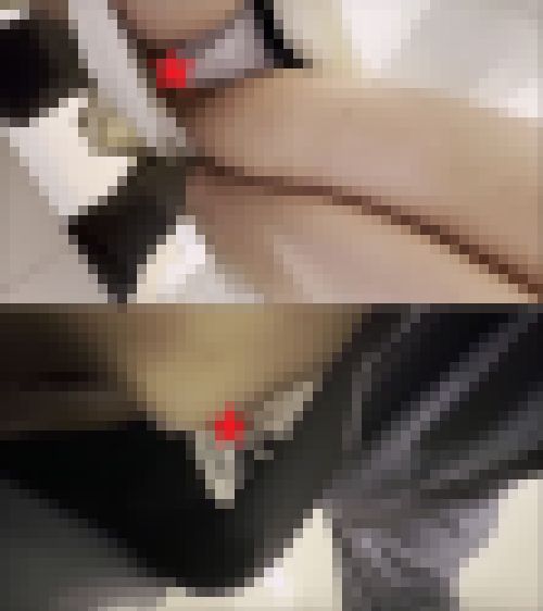 店員チラ☆大人しそうな清楚系激カワ店員さんの乳首ゲット！エッチなパンツでお尻が丸見え！！！　サンプル画像3