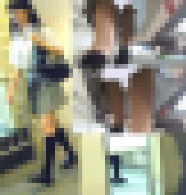ストーキングしてみーつけたッ!黒髪ロングの美●女ちゃん、隠れても無駄だよ…~美尻丸見えスケスケぱんてぃ事件~ サンプル画像