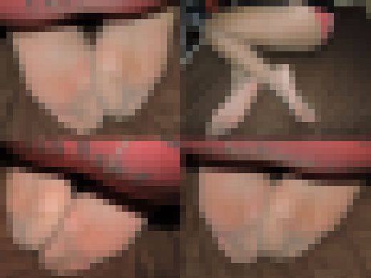 極上のスライム乳さんの足事情！匂うパンスト・3【個撮】　サンプル画像1