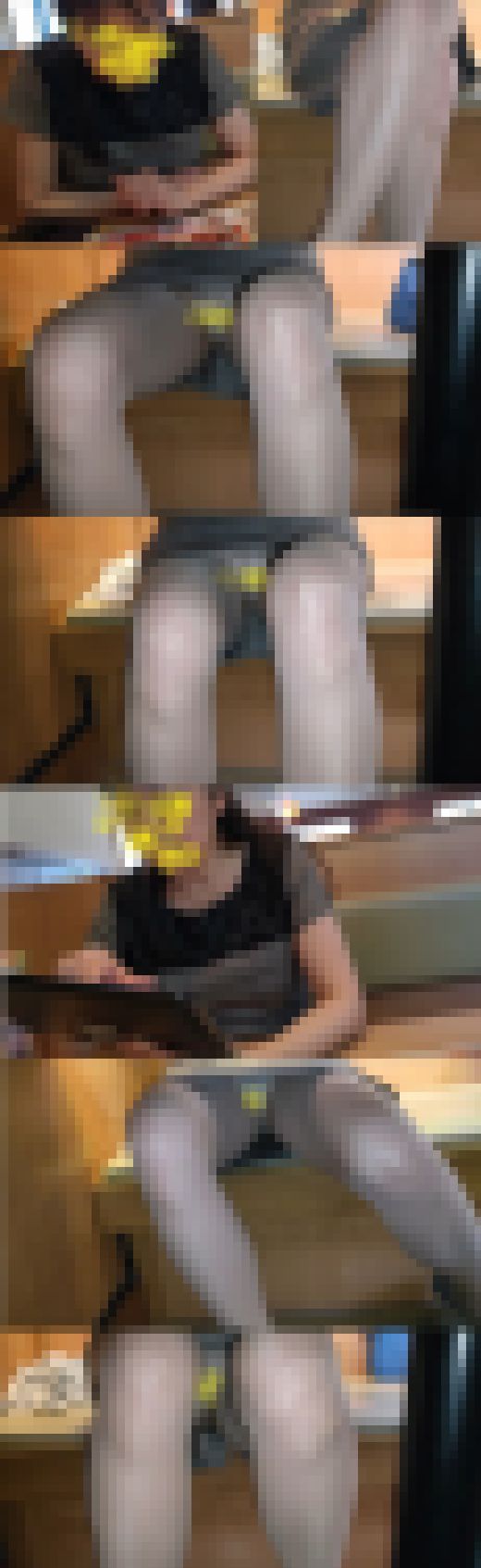 会社の同僚を食事休憩中にパンチラ撮影！　vol.32　サンプル画像1