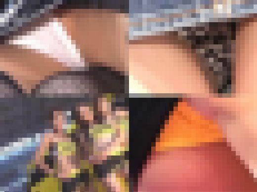 【HD版・エロい下乳と美女のパンチラ】S級キャンギャルのローアングル舐め撮り vol.19　サンプル画像2