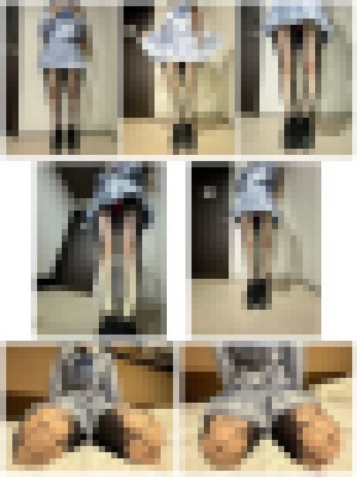 穴あき網タイツの制服女子をひっくり返してみたら案の定エロっｗｗｗ　サンプル画像1
