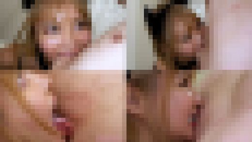 【噛みつき】金髪美女・月妃さらちゃんが完璧な歯並びで本気噛み！　サンプル画像1