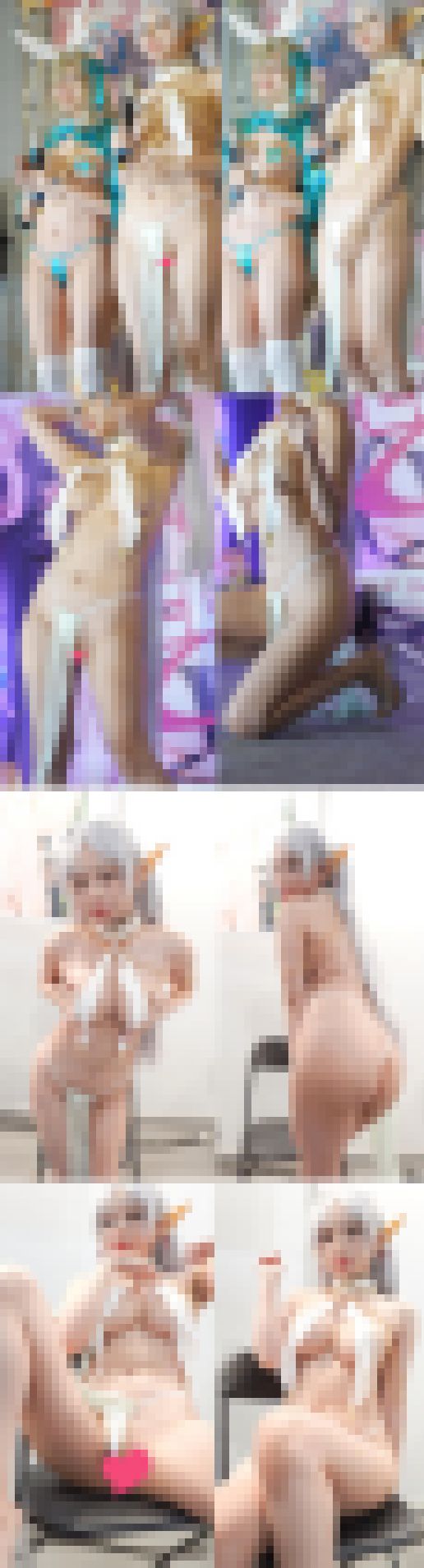 ドスケベコスプレイベント・レポート～パンツズレておま〇こ露出一歩手前！？ドスケベエルフのヤバいところを接写♡～　サンプル画像3