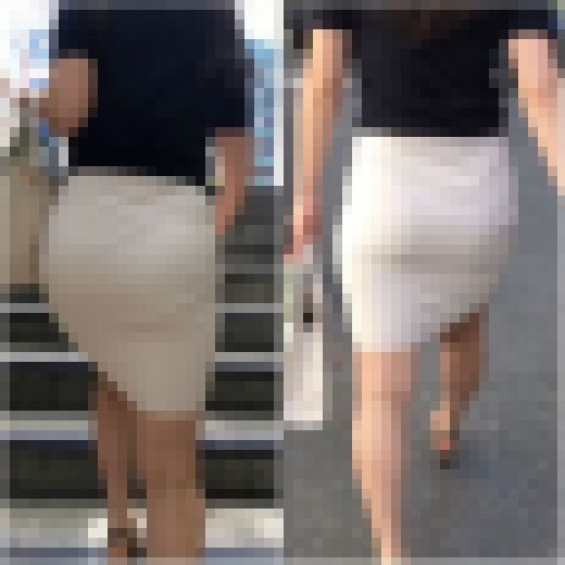 【ムチ尻！】「Tライン浮かび上がらせるタイトスカートOL」　サンプル画像3