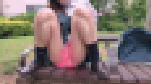 学校帰りに公園でパンチラ撮影してきました！　サンプル画像2