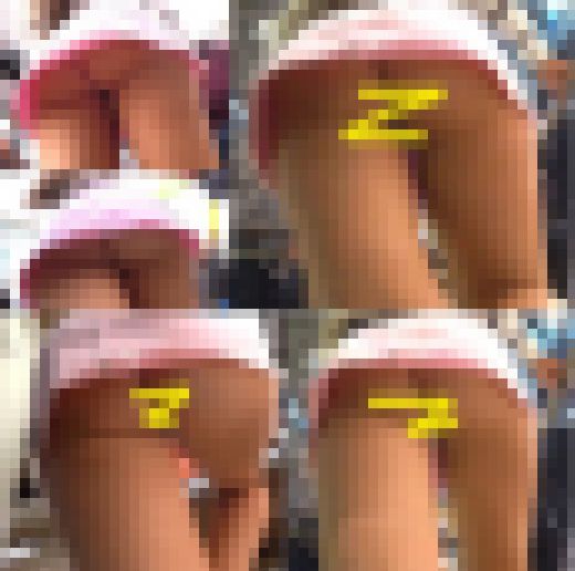 【尻、尻、尻www！！ボリューム満点なお尻を惜しげもなく見せてくれるお姉さんを盗撮！】　サンプル画像3