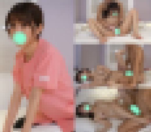《個人撮影》理学療法士の彼氏とラブラブな元ナースのマッサージ嬢を無理ハメ「ホントにやめてくださいっ！」爆乳を揉みしだかれながら痙 サンプル画像
