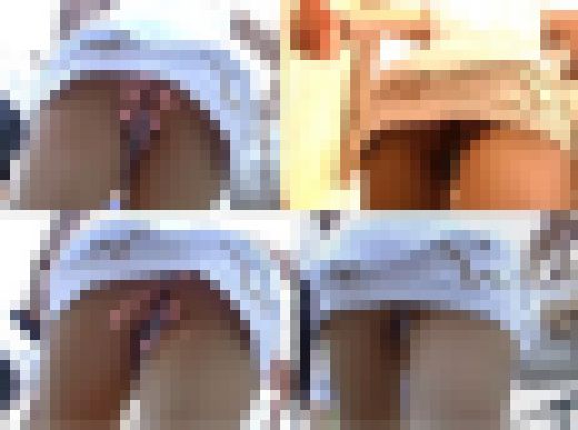 【Tバックパ】超スレンダー絶品美女のタイトミニの真下から喰い込みパンツを盗撮！！　サンプル画像3