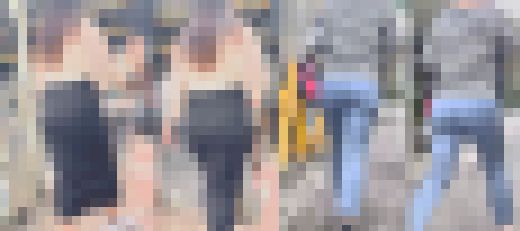 ダブル特盛メガ尻降臨！暑苦しいムッチリエロボディに肉厚ヒップとパンティラインで男を挑発！ 下品なWお姉さん 編　サンプル画像1