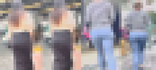 ダブル特盛メガ尻降臨！暑苦しいムッチリエロボディに肉厚ヒップとパンティラインで男を挑発！ 下品なWお姉さん 編　サンプル画像2