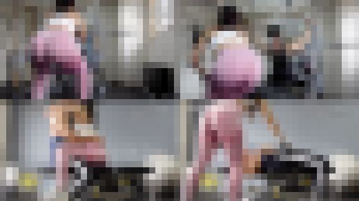 【爆尻】筋トレ中に性欲爆発!!ムラムラしちゃってレギンス姿で生合体!!トレーニング直後のおまんこが締まりすぎて筋肉彼氏が最速発射 サンプル画像1