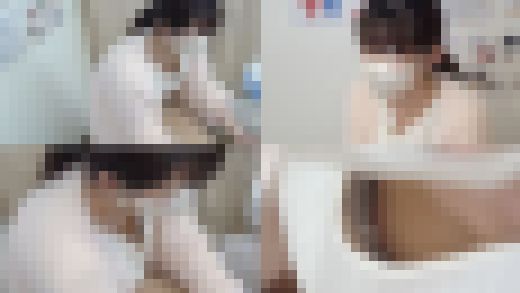 #58【陶芸中の胸チラ】親思いの[ほんのり系]JDの胸ちら/彼氏の横で豪快なデカエロ乳首を晒すJDちゃんカップル。　サンプル画像2
