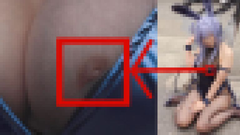 ドスケベコスプレイベント・ハプニング～乳首出ちゃったバニー様！かわいい突起にカメコ大興奮♡～ サンプル画像