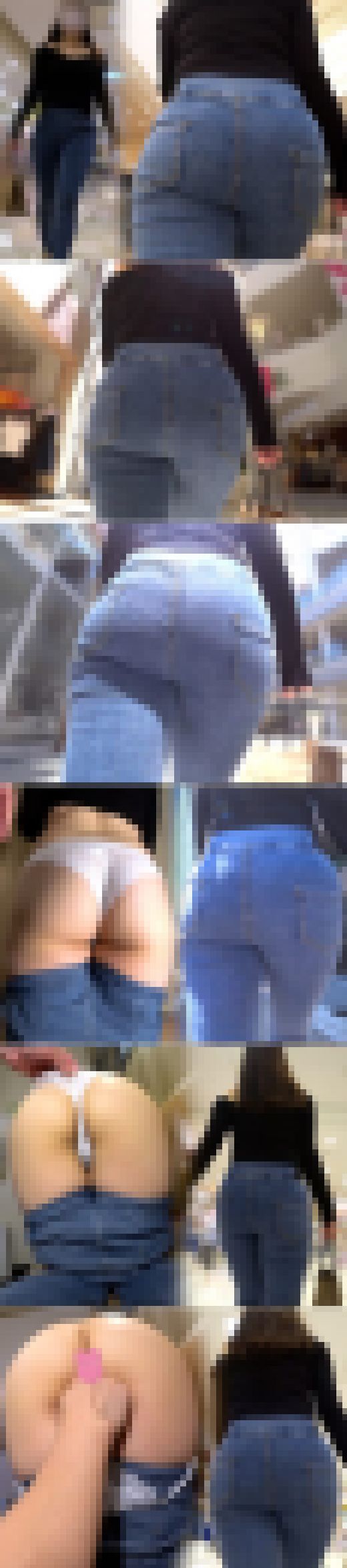 【ぴったりジーンズが大好き】☆魅惑のぷるぷる球体デカ尻ぁ"乳! サンプル画像2