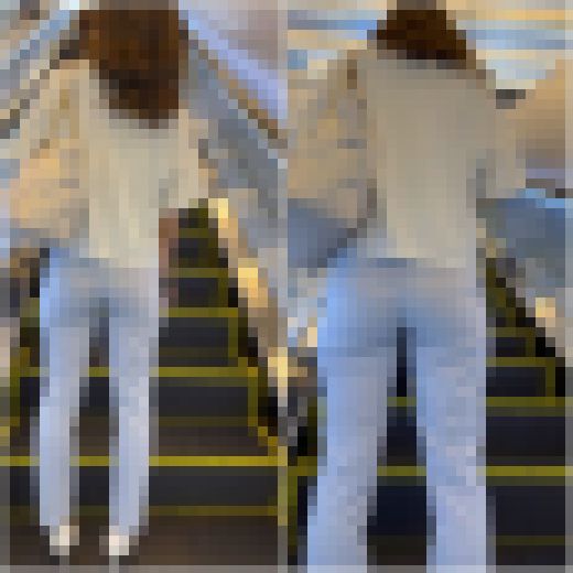 【綺麗に描かれるPライン！】「タイトスラックス姿のアラサーOL(1名)」　サンプル画像2