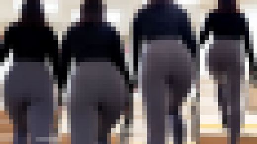 【４K】くびれから尻の見事な曲線美‼卑猥なレギンス若妻を追う〜　サンプル画像2