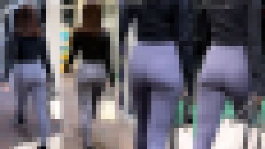 【４K】くびれから尻の見事な曲線美‼卑猥なレギンス若妻を追う〜　サンプル画像3