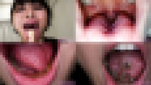 【口内フェチ】紫月ゆかりのマニアックな口内観察・口内フェチプレイ！【丸吞み】　サンプル画像1