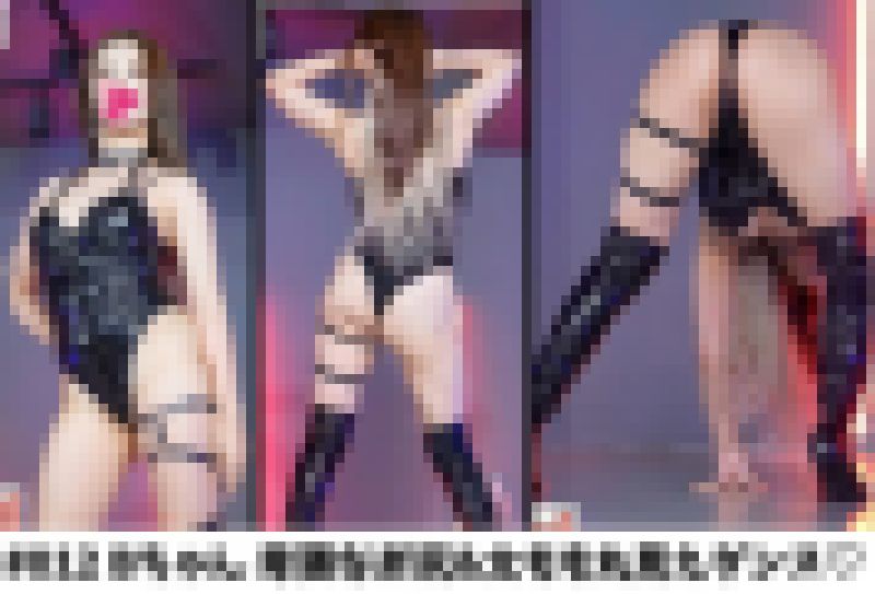 【4K撮影】むちむち♡最高傑作！太ももと尻肉がゆらゆら...アブノーマルな超セクシーダンス！#012【Bちゃん】 サンプル画像