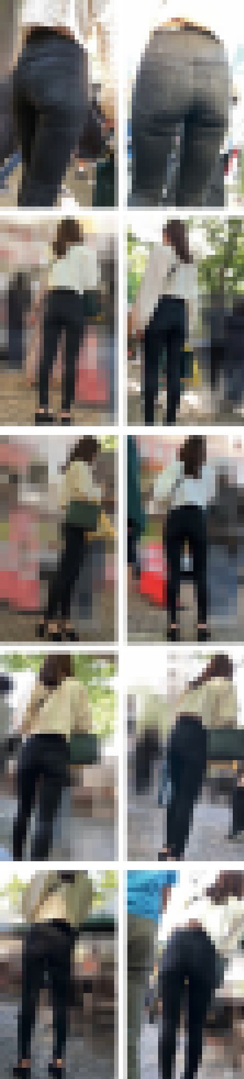 Faf07@ハイウエスト黒スキニーデニム(後編)『マルチなディスタンスとライティングとアングルでもうお腹いっぱい！』　サンプル画像1