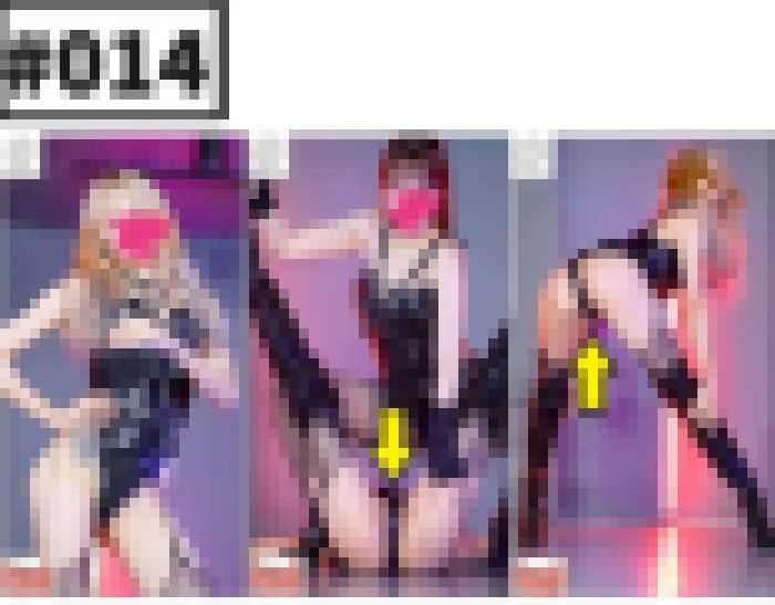 【4K撮影】スレンダー美人♥アソコが見えそうな激ヤバ衣装(笑)半ケツぁ＂脚見せつけセクシーダンス！#014【Tちゃん サンプル画像