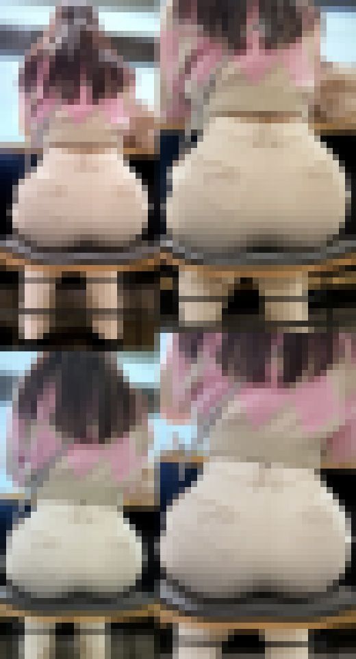 ピチピチピタパンヒップ225_ムチムチ突き出し尻をローアングルからじっくりと！！極エロ巨尻のお姉様♪　サンプル画像1