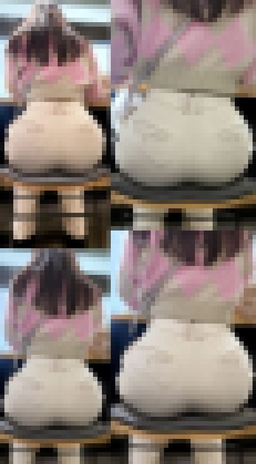 ピチピチピタパンヒップ225_ムチムチ突き出し尻をローアングルからじっくりと！！極エロ巨尻のお姉様♪　サンプル画像2