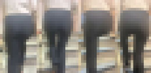 勝ち組お姉さんのエロ美尻！パッツンスラックスの中で美巨尻をムニュらせて庶民を誘惑! 下品なスラックス セレブ編　サンプル画像1