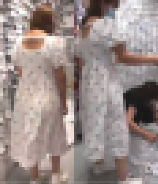 ロングスカートだけど可愛いおパンツをはいたお姉さんを盗撮 サンプル画像2