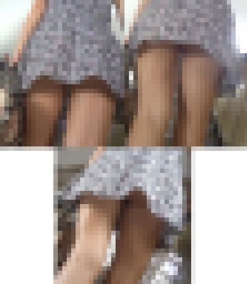 股下0センチ美脚お姉さんのミニスカチラ見え　サンプル画像1