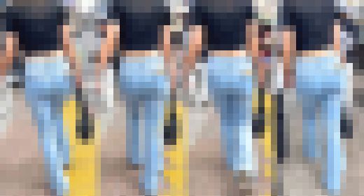 色白ワガママ巨尻！パッツンデニムの中で肉厚ヒップをムニュらせTバックで男を誘惑! 下品なスキニーデニム小娘 編　サンプル画像2