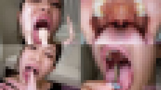 【口内フェチ】有賀みなほのマニアックな口内観察・口内フェチプレイ！【丸吞み】　サンプル画像1