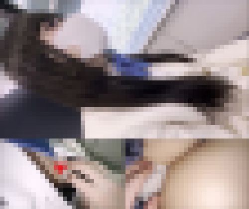 電車お触り24 意外に体育系の超可愛いコの身体を触り放題でした！育ち盛りのおっぱいの感触が気持ちよすぎました。。。 サンプル画像