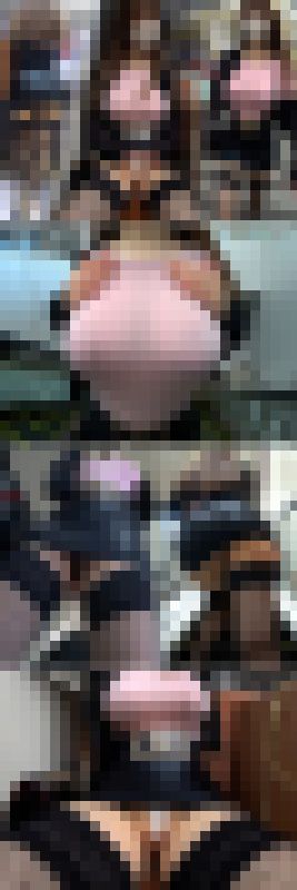 【Hカップ爆乳美女】【前編】ノーブラのデカ乳とハミ出たデカ尻を見せつけるお姉さん♪圧倒的神BODY降臨!!　サンプル画像1