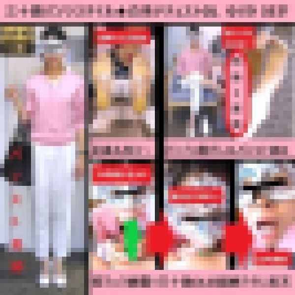 【パンツスタイル★ナチュスト】【透明イス足舐め】【足コキ】【初フェラ喉奥!口内発射】パンスァ"女の足指を舐めつくす!ゆりか35才 サンプル画像