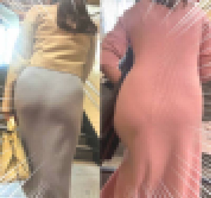 W美巨尻を見上げて堪能！王道ロングスカートに自慢のエロ尻をムニュらせて庶民を挑発! 『階段を登る』女 編 サンプル画像