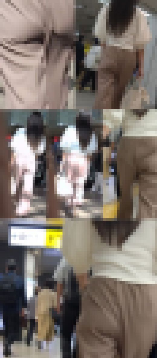 丸の内OLさん尻肉が上下左右に揺れる透ける□激写　サンプル画像2