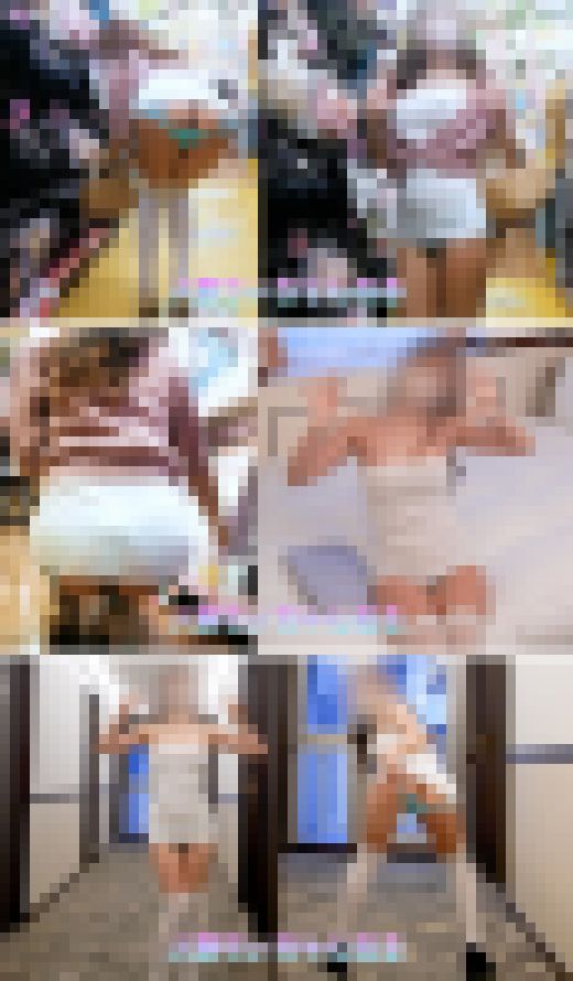 【個人撮影】変態露出肛門丸見えボーリング♪チェーン店でエッチな露出♫目立ち過ぎたコンビニレジ前露出♬3本 サンプル画像2