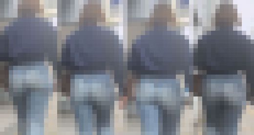 クールな女のデカいスケベ尻！王道デニム内で安産型の肉厚巨尻をムニュらせて♂を挑発! 下品なデニム お姉さん編　サンプル画像3