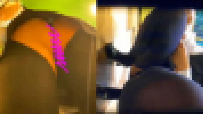 【働くお姉さん2】そんなに短いんだからしょうがない下着屋のスケベお姉さん サンプル画像