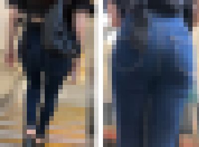Faf15@ハイウエストスキニーデニム(後編)『まさにバルーンヒップ！飛んでいく風船を追いかけた事はあるかい？』 サンプル画像