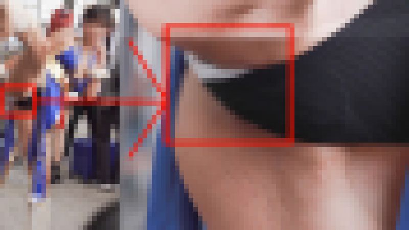 ドスケベコスプレイベント・レポート～開脚おまん●ハイキック！処理甘股間の露出狂レイヤーの格闘チラリズム～ サンプル画像