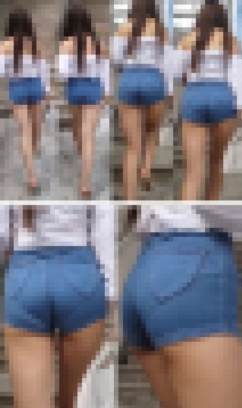 高画質 激カワ・パンツライン尻とマンスジ　サンプル画像1