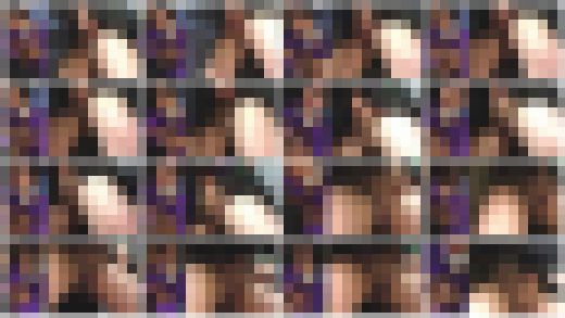 [嬌声有/美女と下品]四股を踏みガニ股で2本挿し。膣液垂らして喘ぐショートカッァ＂女　サンプル画像2