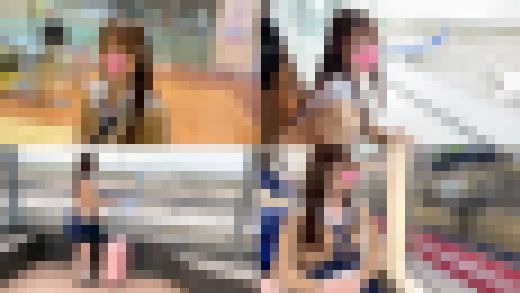 11時間着用【個人撮影】地方からやってきたミントグリーンぱんつちゃん_色白の無毛マ●コに連続で中出ししてきましたw　サンプル画像1