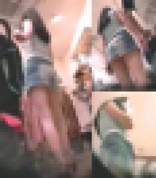【ヤバいっ！ほどの喰い込みパンツを見せるお姉さんを逆さ撮り！】　サンプル画像2