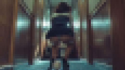 【AI CA】ミニスカすぎてパンチラどころかお尻丸見えキャビンアテンダント　サンプル画像2